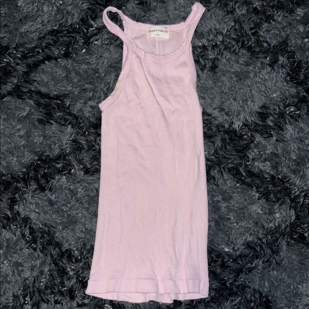 Denim Forum Blush Pink Tank Top
